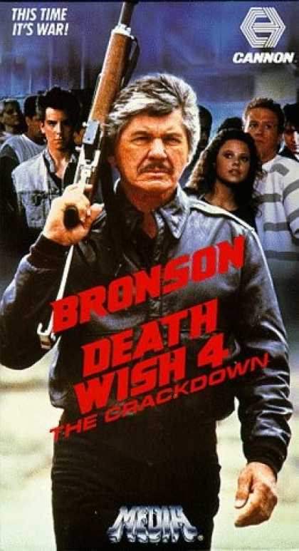 VHS Videos - Death Wish 4 the Crackdown