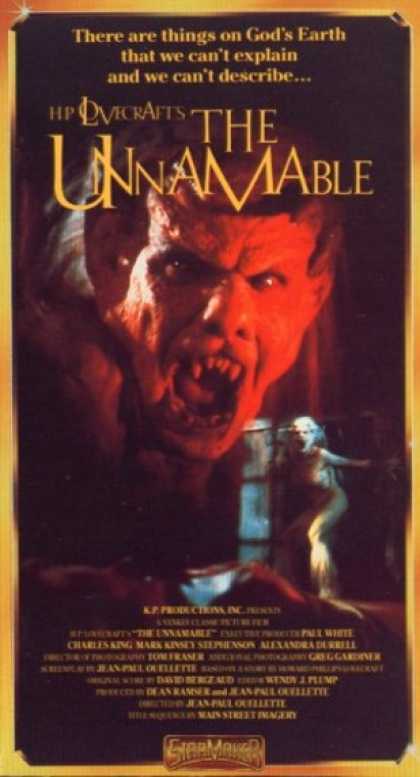 VHS Videos - Unnamable