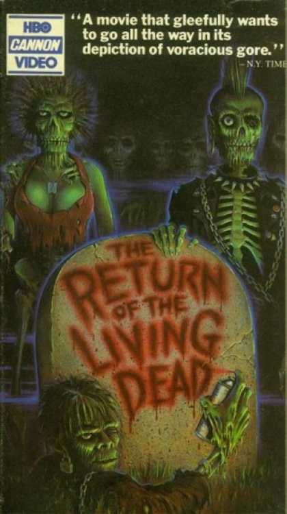VHS Videos - Return Of the Living Dead Hbo Cannon