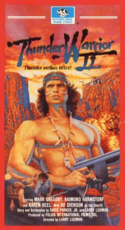 VHS Videos - Thunder Warrior Ii