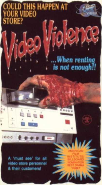 VHS Videos - Video Violence