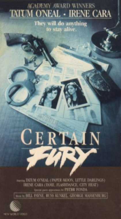VHS Videos - Certain Fury