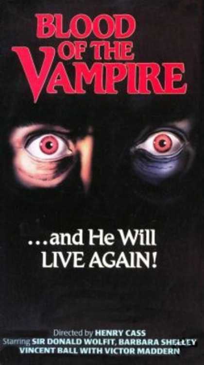 VHS Videos - Blood Of the Vampire