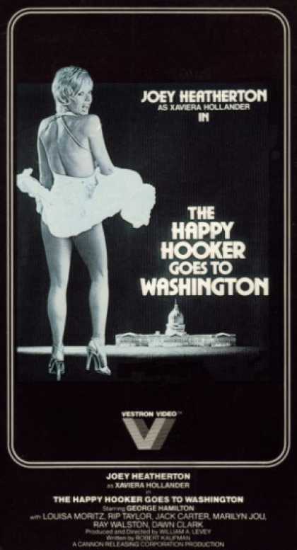VHS Videos - Happy Hooker Goes To Washington