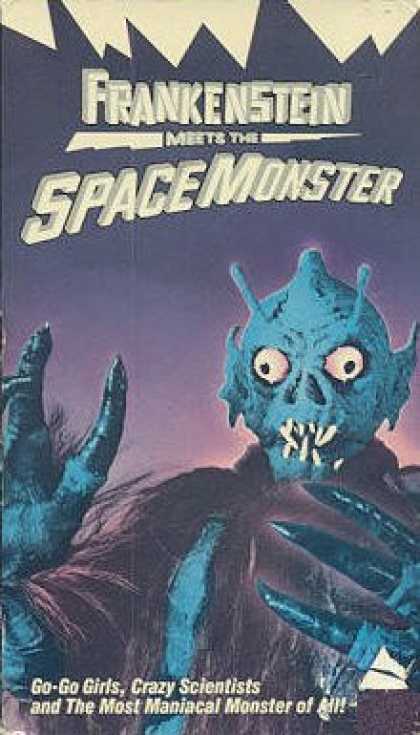 VHS Videos - Frankenstein Meets the Space Monster