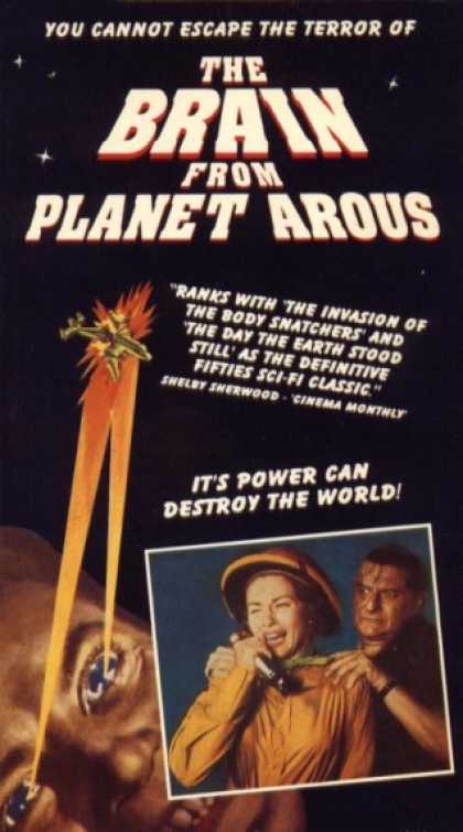 VHS Videos - Brain From Planet Arous