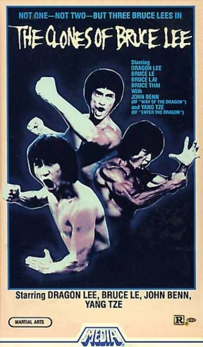 VHS Videos - Clones Of Bruce Lee