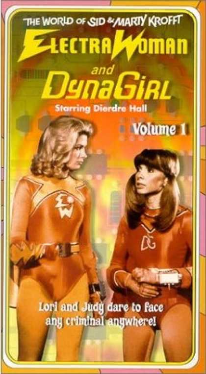 VHS Videos - Electra Woman and Dyna Girl