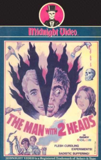 VHS Videos - Man With 2 Heads