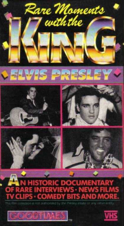VHS Videos - Rare Moments With the King