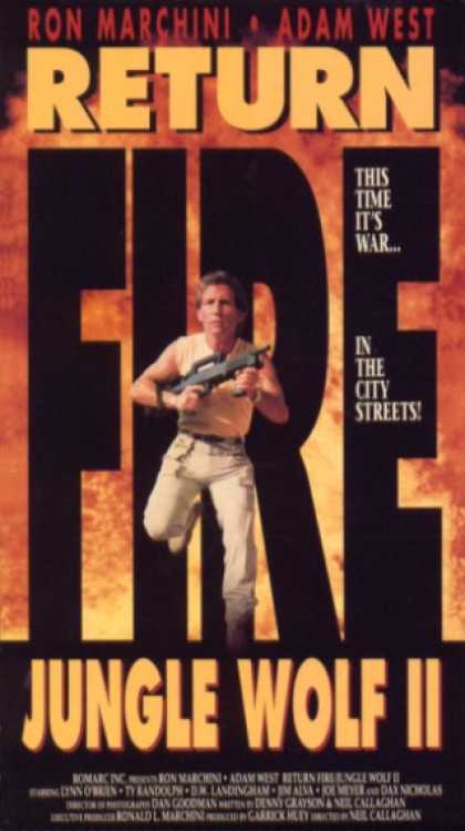 VHS Videos - Return Fire Jungle Wolf Ii