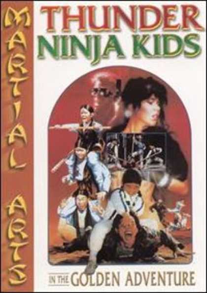 VHS Videos - Thunder Ninja Kids in the Golden Adventure Magnum Dvd Front