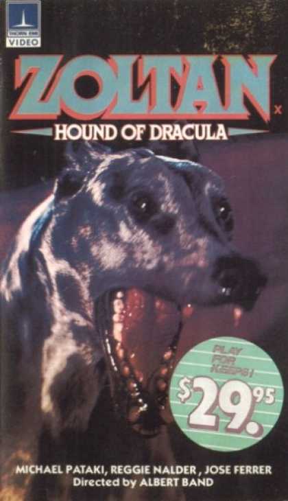 VHS Videos - Zoltan Hound Of Dracula Thorn