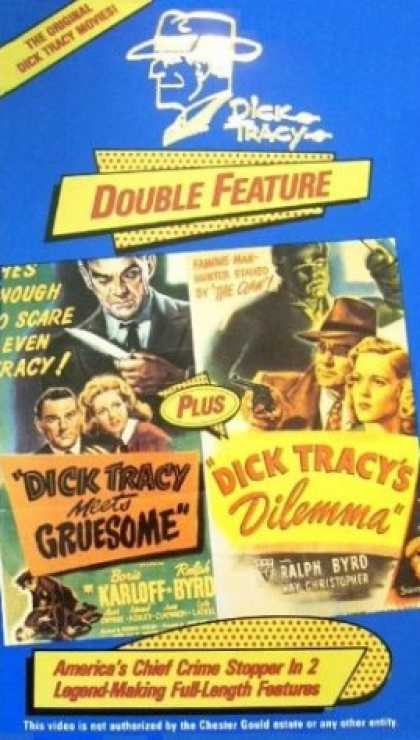 VHS Videos - Dick Tracy Double Feature