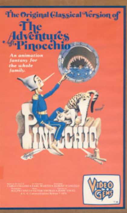 VHS Videos - Adventures Of Pinocchio