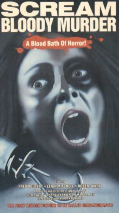 VHS Videos - Scream Bloody Murder 1972 United
