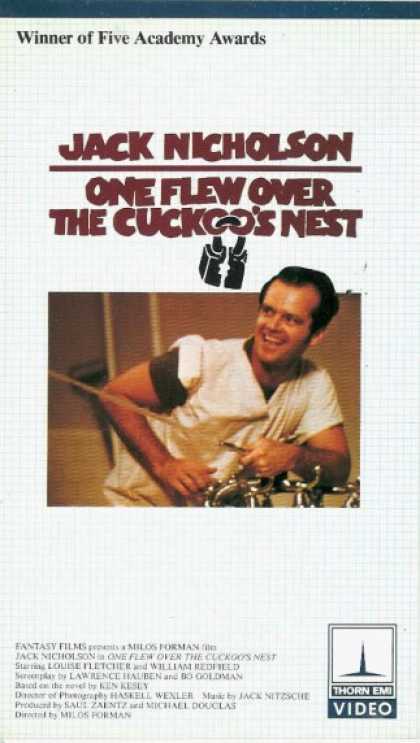 VHS Videos - One Flew Over the Cuckoo's Nest Thorn