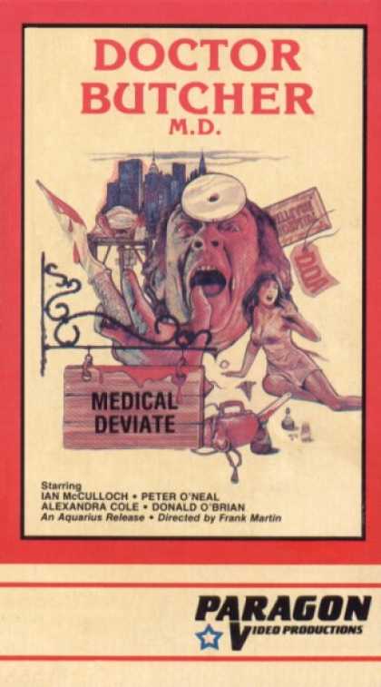 VHS Videos - Doctor Butcher M.d.