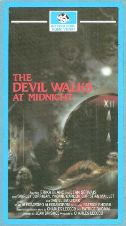 VHS Videos - Devil Walks At Midnight