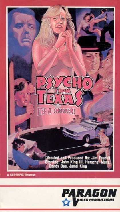 VHS Videos - Psycho From Texas Front