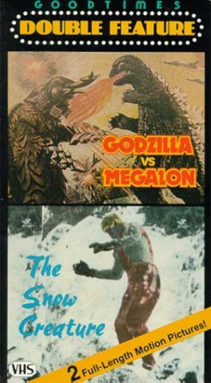 VHS Videos - Godzilla Vs Megalon-snow Creature