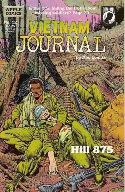 Vietnam Journal 12 - Apple Comics - Missing Soldiers - Vietnam War - Don Lomax - Hill 875