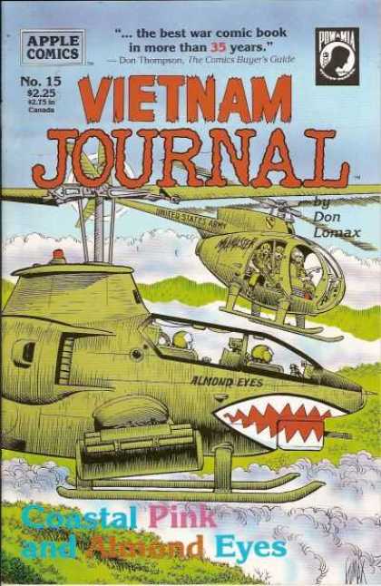 Vietnam Journal 15 - Apple Comics - Pow-mia - Best War Comic - Coastal Pink And Almond Eyes - Don Lomax