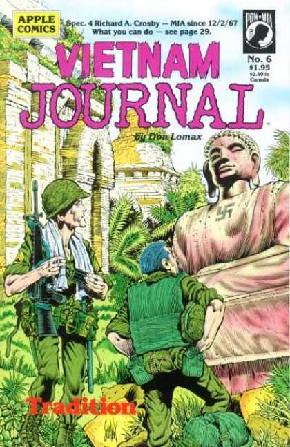 Vietnam Journal 6 - Don Lomax - Us Soldiers - Ruins - Buddha - Swastika