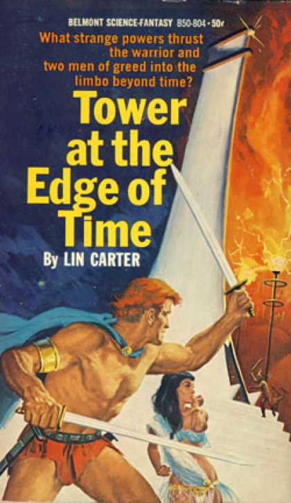 Vintage Books - Tower at the Edge of Time - Lin Carter