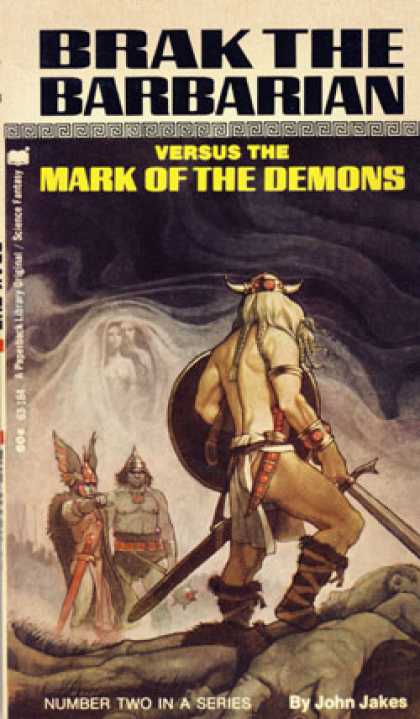 Vintage Books - Brak the Barbarian Versus the Mark of the Demons - John Jakes