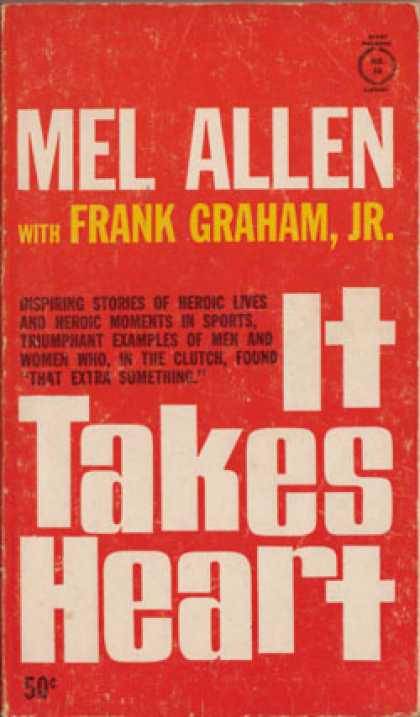 Vintage Books - It Takes Heart, - Mel Allen