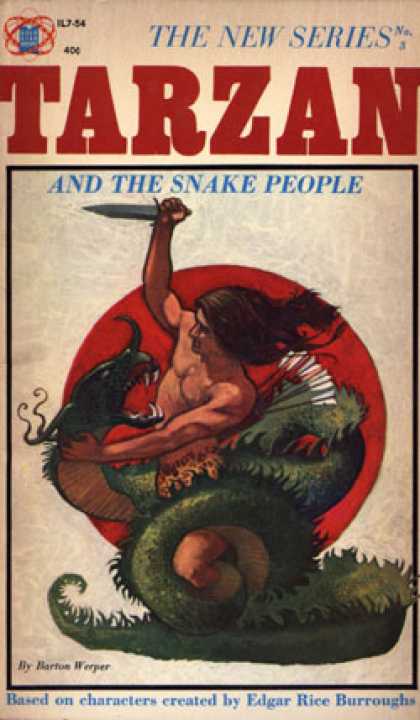 Vintage Books - Tarzan and the Snake People - Barton Werper