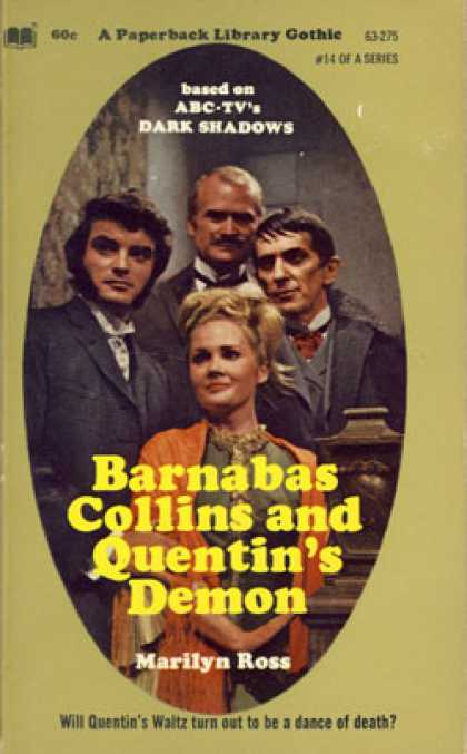 Vintage Books - Barnabas Collins & Quentins Demon :dark - Marilyn Ross
