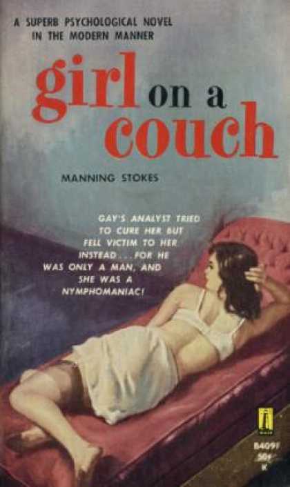 Vintage Books - Girl On a Couch - Manning Stokes
