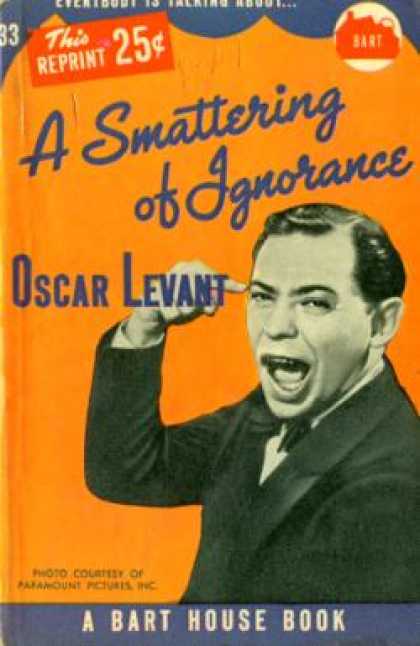 Vintage Books - A Smattering of Ignorance - Oscar Levant