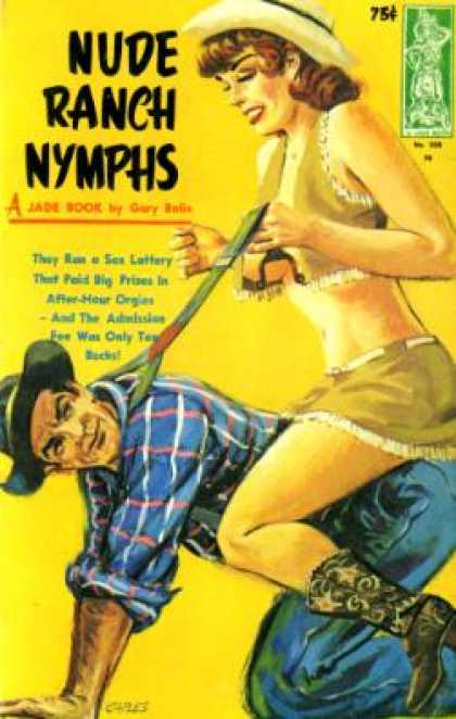 Vintage Books - Nude Ranch Nymphs - Gary Bolin