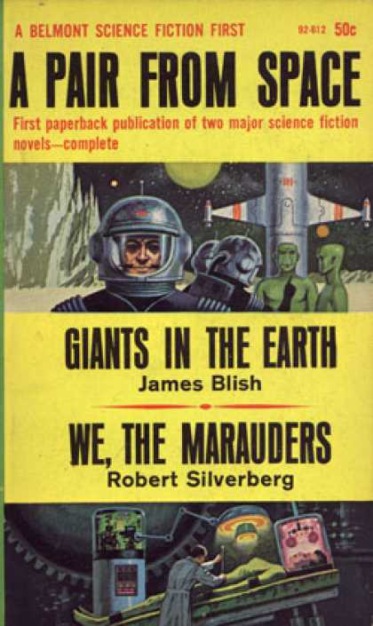 Vintage Books - A Pair From Space: Giants In the Earth & We, the Marauders - Robert Silverberg