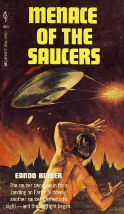Vintage Books - Menace of the Saucers - Binder Eando