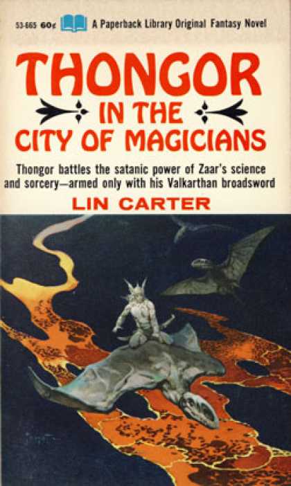 Vintage Books - Thongor In the City of Magicians - Lin Carter