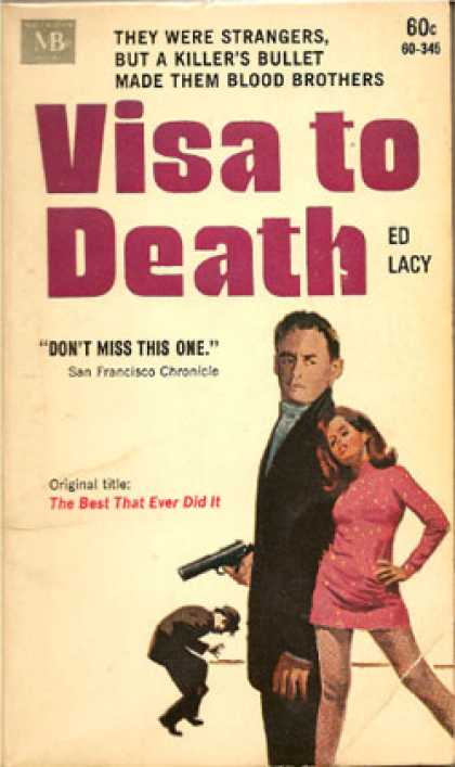 Vintage Books - Visa To Death (1968 Paperback) - Ed Lacy