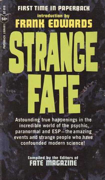Vintage Books - Strange Fate: Compiled By the Editors of Fate Magazine - Frank Edwards