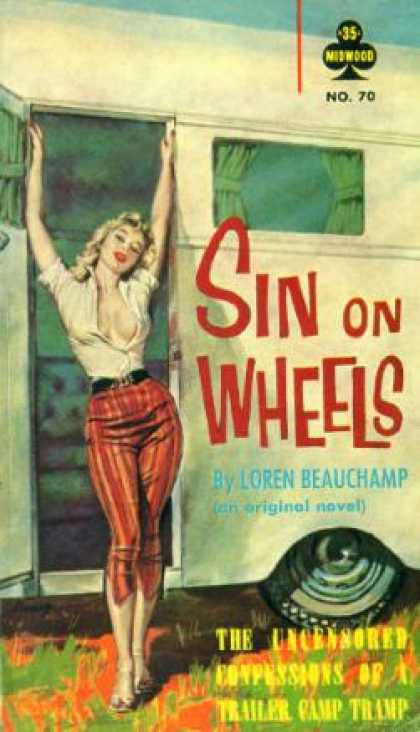 Vintage Books - Sin On Wheels: Pulp Journal - Peter Pauper Press