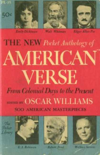 Vintage Books - The New Pocket Anthology of American Verse From Colonial Days To the Present - O