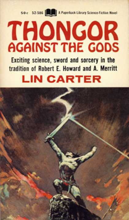 Vintage Books - Thongor Against the Gods - Lin Carter