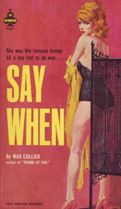 Vintage Books - Say When - Max Collier