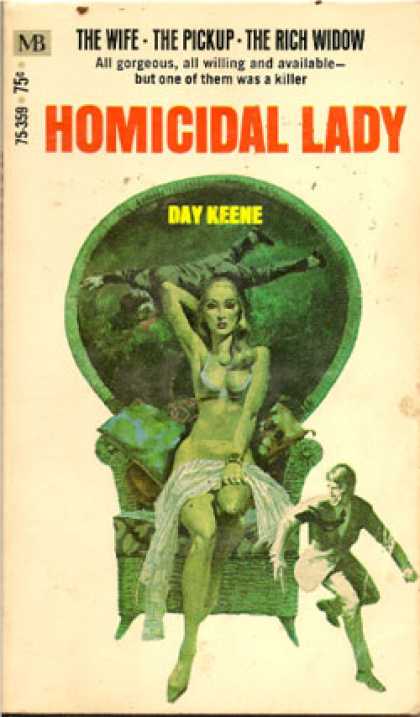 Vintage Books - Homicidal Lady - Day Keene