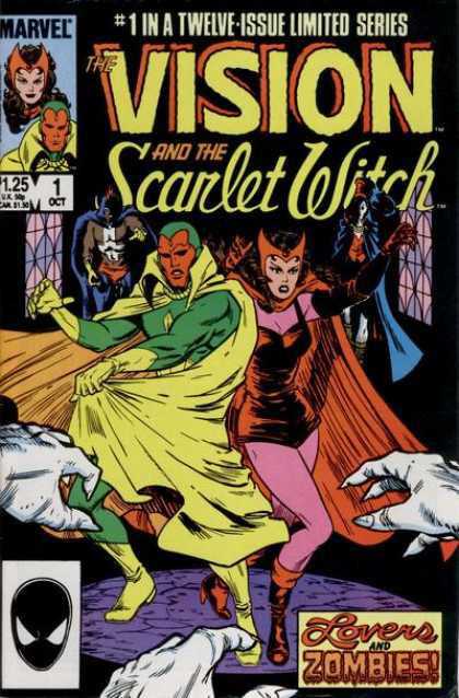 Vision and the Scarlet Witch 1 - Twelve-issue - Marvel - October - Lovers And Zombies - Cape