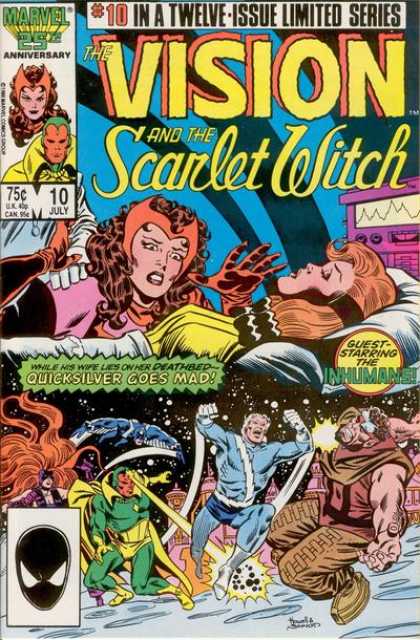 Vision and the Scarlet Witch 10 - The Vision And The Scarlet Witch - Quicksilver Goes Mad - Guest Starring The Inhumans - Inhumans - Quicksilver