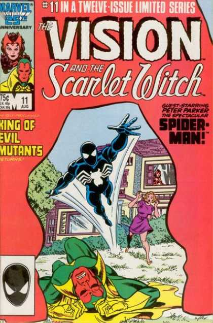 Vision and the Scarlet Witch 11 - Spider Man - Green Goblinn - Splat - Purple Roof - Evil Mutants