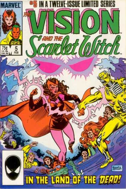 Vision and the Scarlet Witch 5 - Devil - Lightening - Eyes - Cheering - Cape